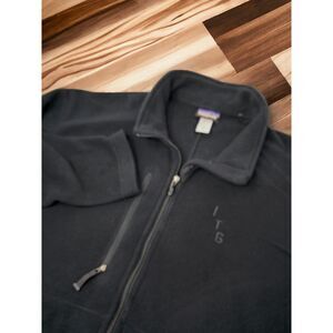 Patagonia Synchilla‎ Fleece Jacket Mens XL Black ITG Outdoor Hiking Vintage Y2K